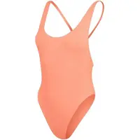 Speedo Dames/dames stevig ééndelig zwempak (Perzik)