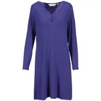 Ringella Katoenen dames nachthemd royalblauw - Blauw - Maat - 44