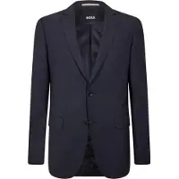 BOSS Heren Colbert Met Enkele Knoopsluiting (Donkergrijs)