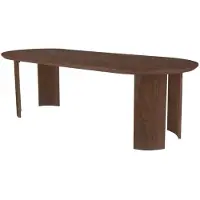 Giga Meubel Eettafel Reno Walnoot Ovaal 240cm