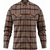 Cube Fietsshirt WORK SHIRT L/S BROWN/BLUE M