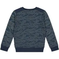 Farah Sweatshirt met ronde hals in camouflageprint voor kinderen (Blauw)