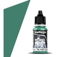 Vallejo Hobbyverf Acrylverf - 70755 Model Color - Light Emerald - Acryl - Verf flesje - 18 ml