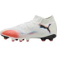 Puma Dames Future 8 Match Synthetische Kunstgras Voetbalschoenen (Wit/Zwart/Rood)