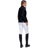 RG Rider´s Gene RG Rider's Gene Jersey en Mesh Zip Wedstrijdjasje Dames Zwart Geel Maat 42