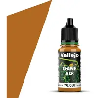 Vallejo Hobbyverf Acrylverf - 76036 Game Air - Bronze Brown - Acryl - Verf flesje - 18 ml