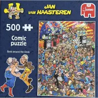 Jumbo Rock around the clock comic puzzle Jan van Haasteren puzzel 500 stukjes