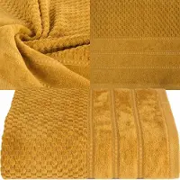 Eurofirany Luxe Katoenen Badhanddoek Honingkleurig 30x50cm - 500 GSM