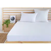 Famanu – Matrasbeschermer, verstelbaar, badstof, waterdicht en ademend, geschikt voor bedden van 150 x 190/200 cm