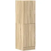 vidaXL Keuken kast, Sonoma eikenhout, 38x41,5x131,5 cm, houtvezel