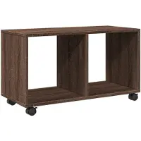Super Merchant Rolkast 72x33x42,5 cm bewerkt hout bruin eikenkleurig