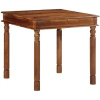 vidaXL Eettafel 80x80x77 cm massief acaciahout
