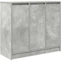 vidaXL Dressoir 85x34x76 cm bewerkt hout betongrijs
