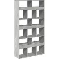 vidaXL Boekenkast 100x33x187,5 cm bewerkt hout betongrijs