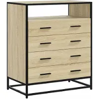 vidaXL Ladekast, Sonoma-eikenhout, 70x41x83,5 cm, houtvezel