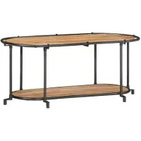 vidaXL Tv-meubel 100x42x40 cm massief acaciahout