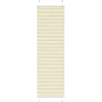 vidaXL Plissé rolgordijn 65x200 cm stofbreedte 64,4 cm polyester crème