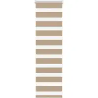 vidaXL Zebra Blind 45x150 cm stofbreedte 40,9 cm polyester zandbruin