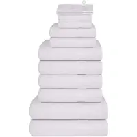 vidaXL 12-delige Handdoekenset FROGN 360 g/m² wit