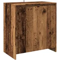 vidaXL Dressoir, uitstraling oud hout, 70x41x75 cm, houtvezel
