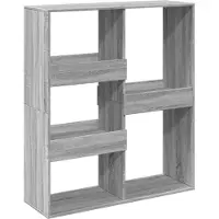 vidaXL Boekenkast / kamerscherm 100x33x115 cm grijs sonoma eikenkleur