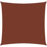vidaXL Zonnescherm vierkant 2,5x2,5 m oxford stof terraccota