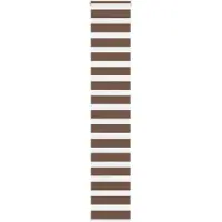 vidaXL Dubbele rolgordijn, bruin, 45x230 cm, stofbreedte 40,9 cm, polyester