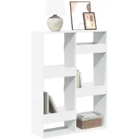 vidaXL Boekenkast 100x33x135 cm bewerkt hout wit