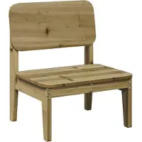 vidaXL Tuinstoel 60x52,5x72 cm geïmpregneerd grenenhout