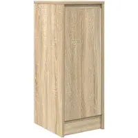 vidaXL Dressoir Sonoma-eikenhout, 29,5 x 34 x 76 cm, houtvezel