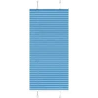 vidaXL Plissé rolgordijn 65x150 cm stofbreedte 64,4 cm polyester blauw