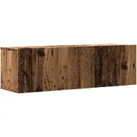 vidaXL Tv-wandmeubel 100x30x30 cm bewerkt hout oud houtkleurig