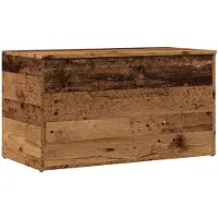 vidaXL Opbergkist 84x42x46 cm bewerkt hout oud houtkleurig