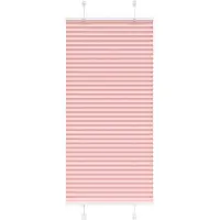 vidaXL Plissé rolgordijn 55x100 cm stofbreedte 54,4 cm polyester roze