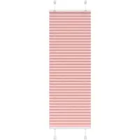vidaXL Plissé rolgordijn 40x150 cm stofbreedte 39,4 cm polyester roze