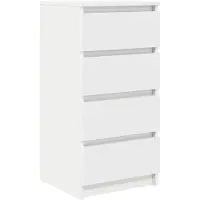 vidaXL Dressoir 37,5x35x76 cm bewerkt hout wit