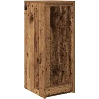 vidaXL Dressoir 29,5x34x76 cm bewerkt hout oud houtkleurig