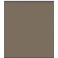 vidaXL - Rolgordijn - verduisterend - koffie - 135x150 - cm - stofbreedte - 131,6 - cm