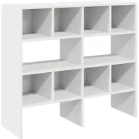 vidaXL Schoenenrekken 2 st stapelbaar 89,5x30x40 cm wit