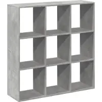 vidaXL Kamerscherm / boekenkast 102x29x103,5 cm hout betongrijs