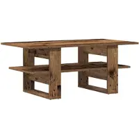 vidaXL Salontafel, look van gerecycled hout, 102x55x42 cm, houtvezel