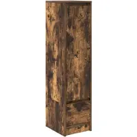 vidaXL Highboard 29,5x34x119,5 cm spaanplaat gerookt eikenkleurig