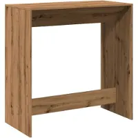 vidaXL Bartafel 102x50x103,5 cm bewerkt hout artisanaal eikenkleur