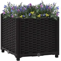 vidaXL Verhoogd bed 40x40x38 cm polypropyleen
