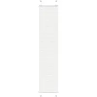 vidaXL Plissé rolgordijn 40x200 cm stofbreedte 39,4 cm polyester wit