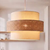 Duolla Hanglampe , Space, Beige, Slaapkamer, Stof, Jong wonen
