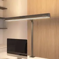 Arcchio Klemlamp Shax, dimbaar, zwart, Werkkamer / Kantoor, metaal, Modern, Klemlamp