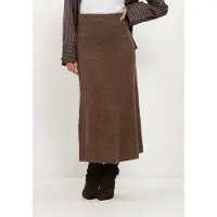 Grace & Mila Dames Rokken Skirt - Bruin - Maat XS