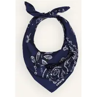 Levi's Dames Sjaals Satin Bandana - Donkerblauw - Maat ONESIZE