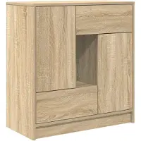 vidaXL Dressoir met lades en deuren, Sonoma-eikenhout, 70,5 x 34 x 74,5 cm